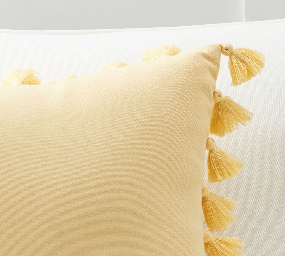Tassel Trim Indoor/Outdoor Pillows
